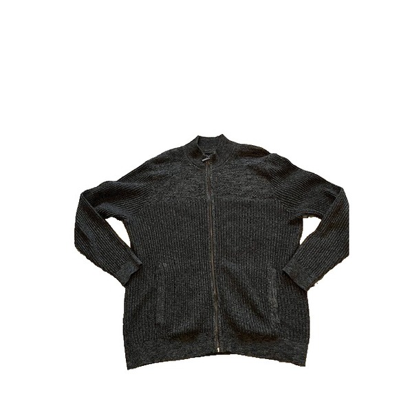 Tommy Bahama Other - Tommy Bahama Men's Black 100% Cotton Full Zip‎ Sweater Side Pockets Size L